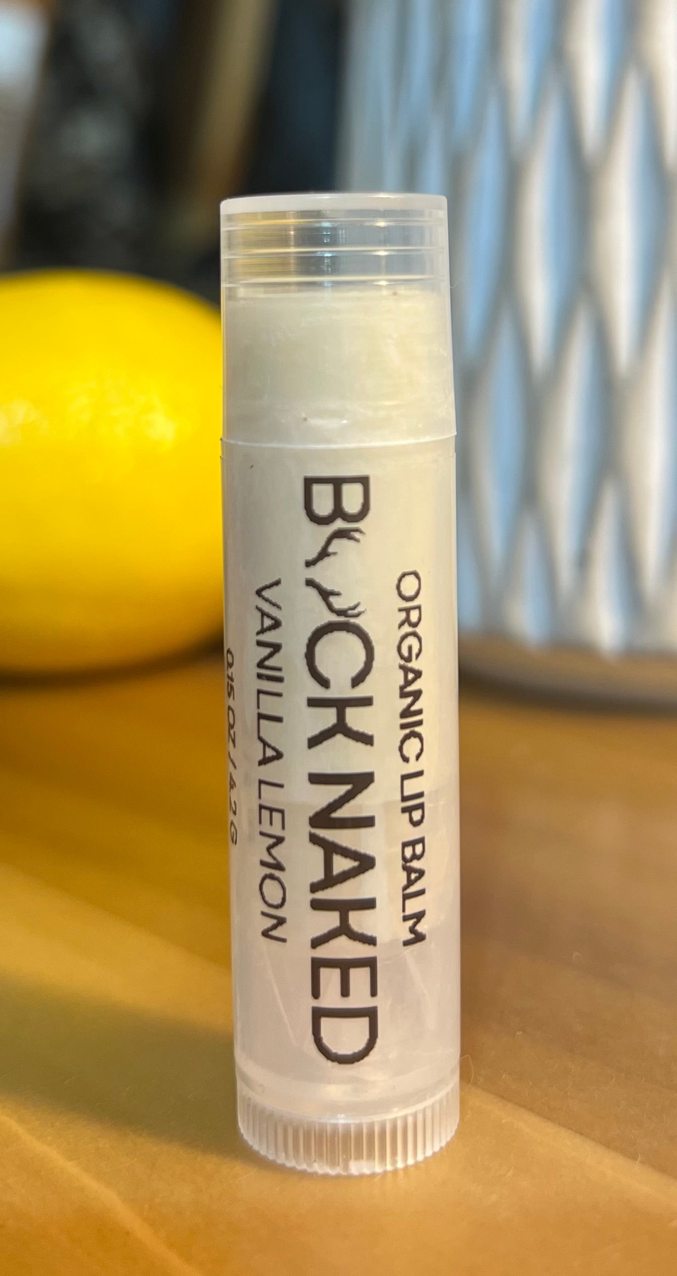 Buck Naked Vanilla Lemon | All-Natural Chapstick